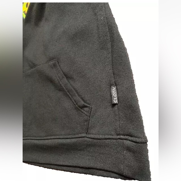 Trademark Brooklyn Cloth Graphic Hoodie Sweatshirt Smile Drip Logo Small Black - Picture 5 of 9